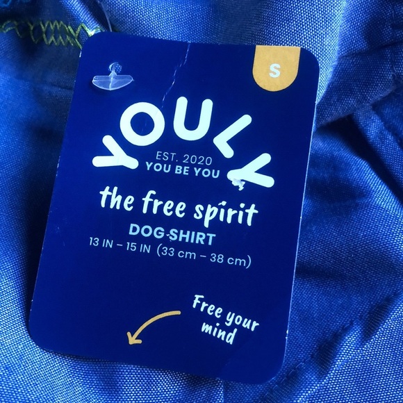 NWT Youly Free Spirit Dog Shirt S - Picture 6 of 8